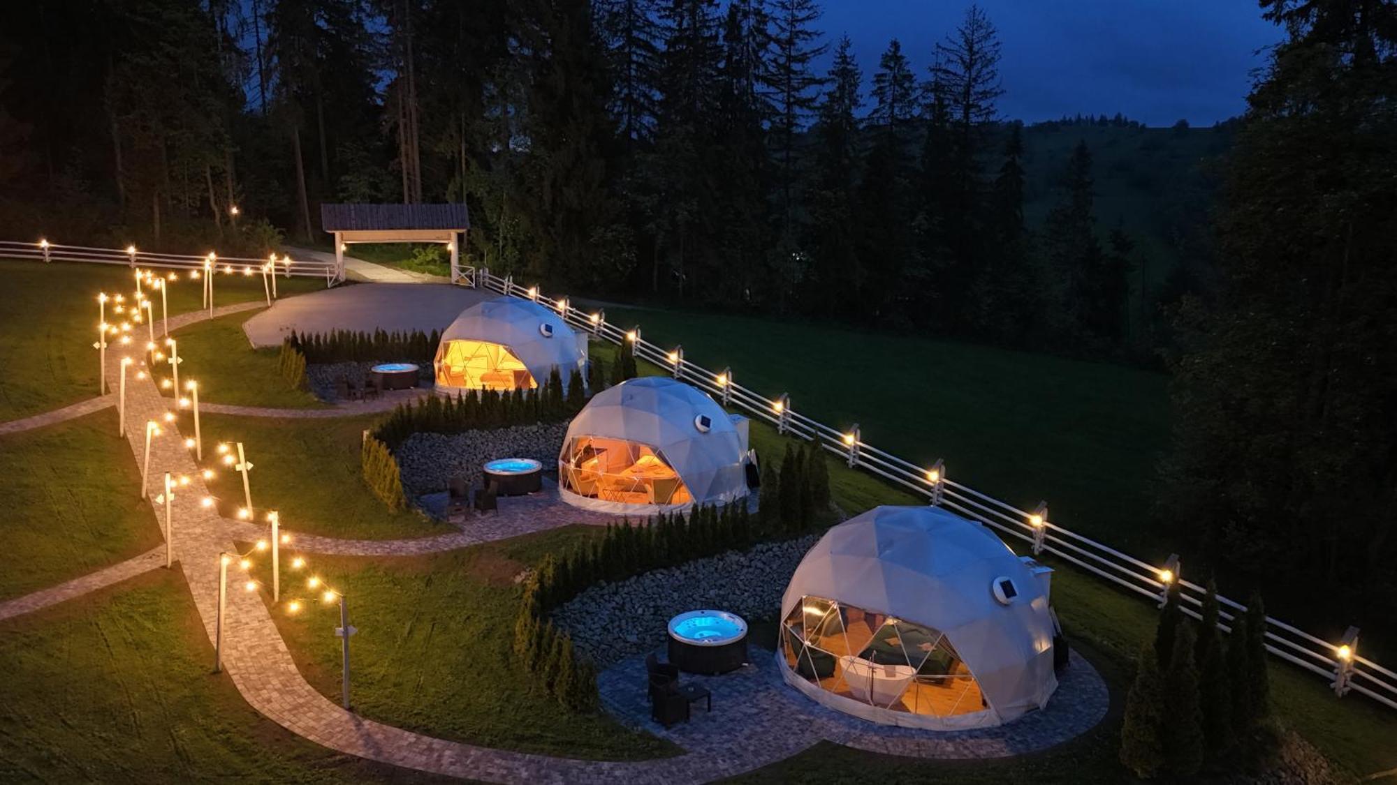 Mountain Glamp & Jacuzzi Luxusný stan