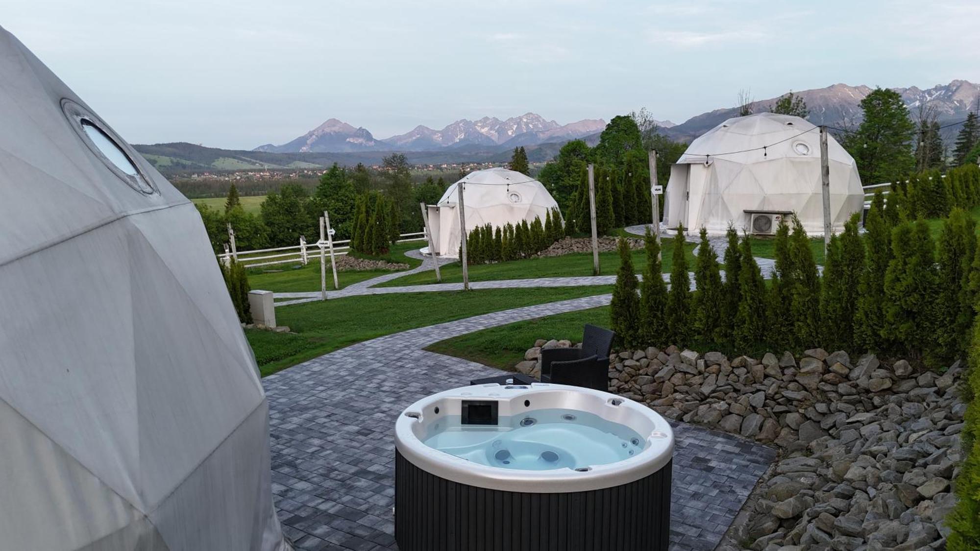 Luxusný stan Mountain Glamp & Jacuzzi Zakopane